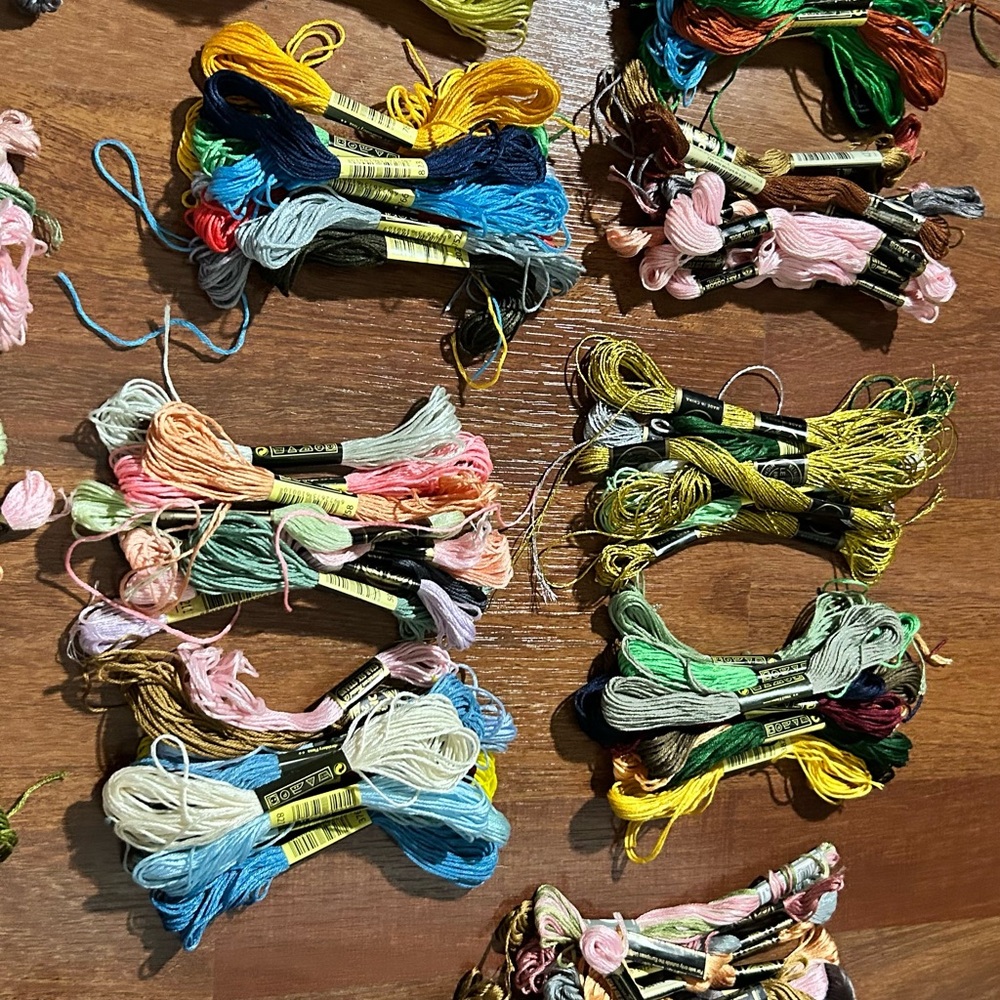 Colorful Embroidery Floss Skein Bundles